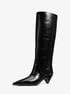 Jayla Crinkled Leather Boot michael kors jayla crinkled leather boot