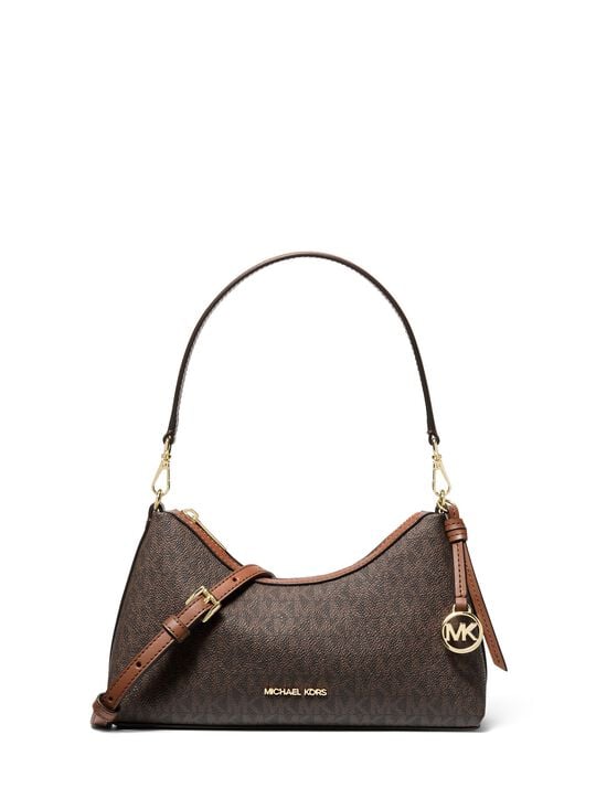 Sammy Small Signature Logo Convertible Crossbody Bag michael kors sammy small signature logo convertible crossbody bag