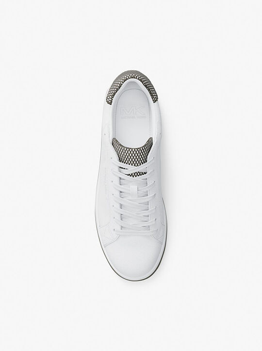 michael kors keating leather sneaker