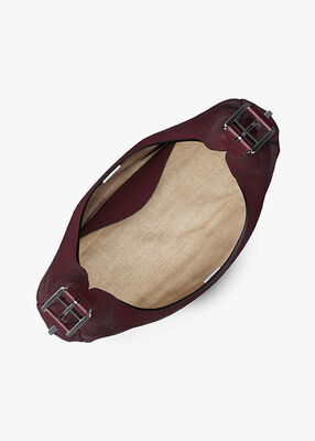 michael kors حقيبة كتف نوليتا كبيرة من جلد النوبوك