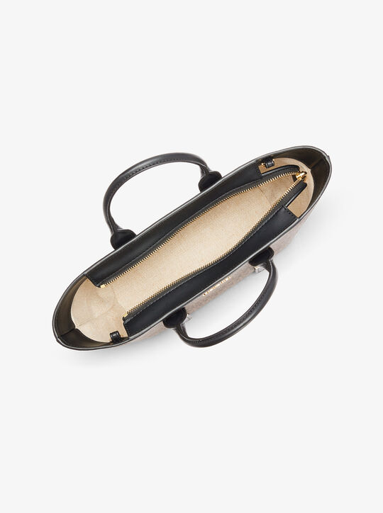 Moore Small Signature Logo Satchel michael kors moore small signature logo satchel