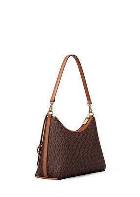 michael kors sammy medium signature logo convertible shoulder bag