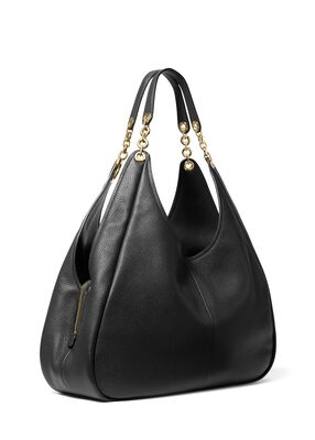 michael kors ellie large pebbled leather shoulder bag