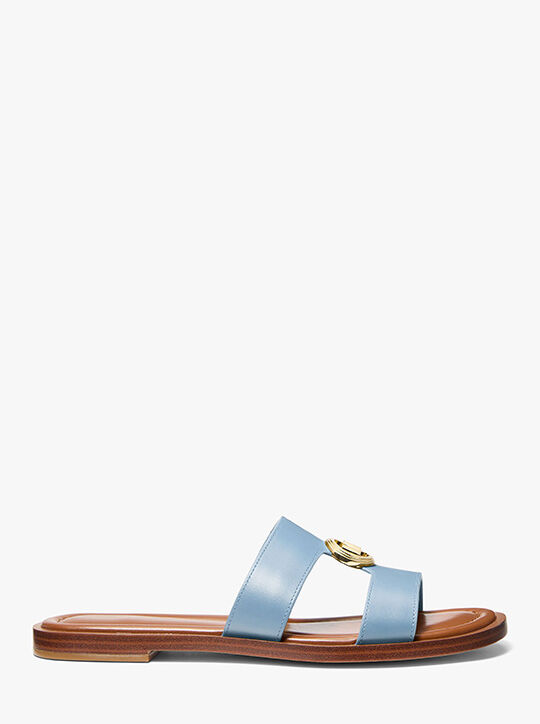 Erin Leather Sandal michael kors erin leather sandal