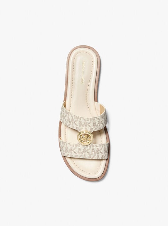 michael kors erin signature logo sandal