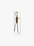 michael kors gold tone and braided cord bag charm