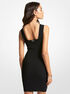 Ribbed Stretch Viscose Cross-Front Dress michael kors ribbed stretch viscose cross front dress