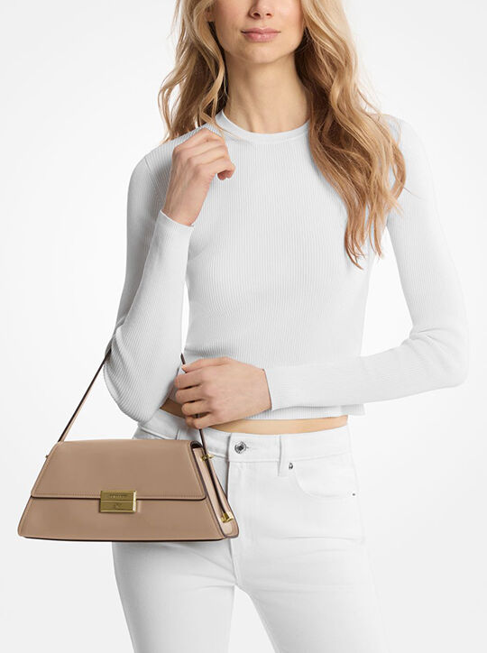 Ludlow Medium Leather Shoulder Bag michael kors ludlow medium leather shoulder bag