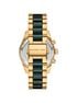 Lexington Pavé Gold-Tone and Ceramic Watch michael kors lexington pav gold tone and ceramic watch
