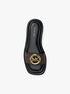 michael kors milan signature logo slide sandal