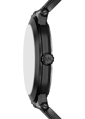 michael kors oversized billie black tone watch