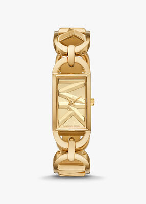 michael kors mini empire gold tone watch