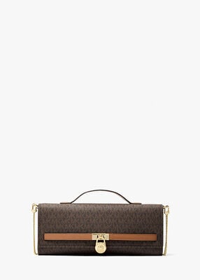 michael kors حقيبة كلاتش متوسطة الحجم