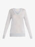 michael kors silk blend v neck sweater