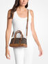 michael kors andie small signature logo satchel