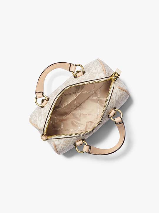 حقيبة كروسبودي غرايسون صغيرة من القماش الخشن michael kors حقيبة كروسبودي غرايسون صغيرة من القماش الخشن