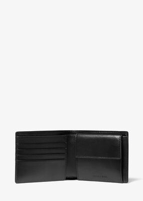 michael kors cooper logo billfold wallet with coin pouch