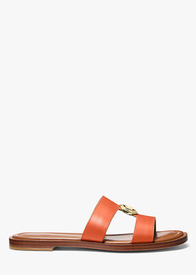 michael kors erin leather sandal