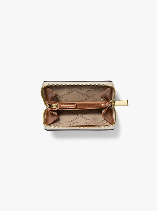 حافظة بطاقات جيت سيت صغيرة بسحاب michael kors حافظة بطاقات جيت سيت صغيرة بسحاب