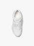 michael kors zuma leather and mesh trainer