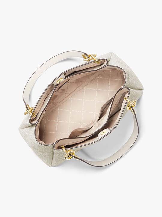 Trisha Large Logo Shoulder Bag michael kors trisha large logo shoulder bag