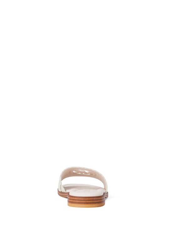 Carissa Signature Logo Slide Sandal michael kors carissa signature logo slide sandal