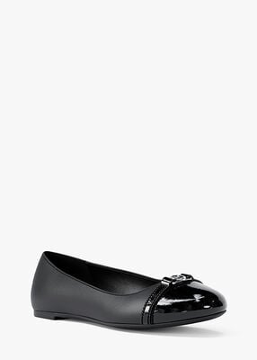 michael kors mandy leather moccasin