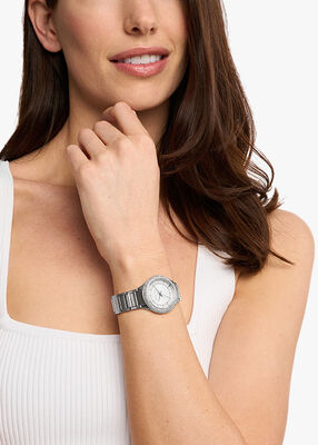 michael kors sylvia three hand watch