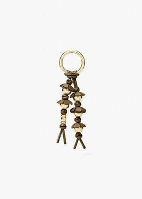 michael kors embellished floral bag charm