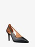 Leather Slingback Pump michael kors leather slingback pump