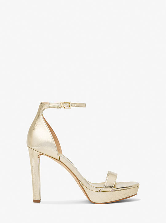 صندل مارغو نعل سميك جلد صناعي ميتاليك michael kors صندل مارغو نعل سميك جلد صناعي ميتاليك