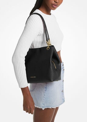 michael kors kensington large pebbled leather tote bag