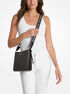 michael kors jet set small signature logo crossbody bag