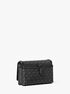 Jet Set Small Signature Logo Print Woven Smartphone Crossbody Bag michael kors jet set small signature logo print woven smartphone crossbody bag