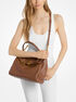 michael kors hamilton moderne large textured leather slouchy satchel
