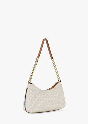 michael kors nolita medium signature logo chain pochette