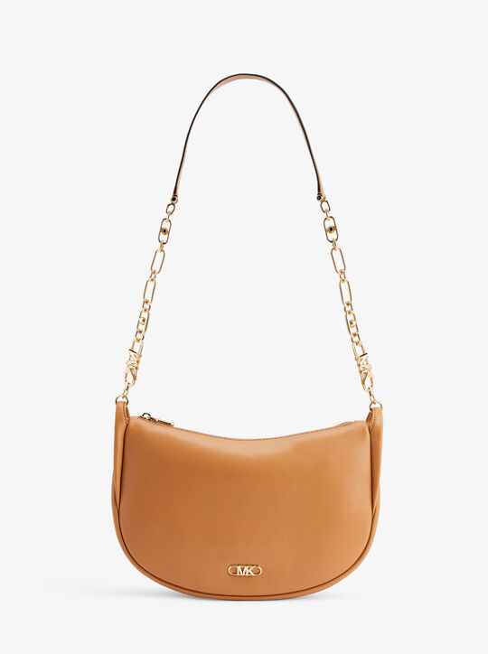 michael kors kendall large leather messenger bag