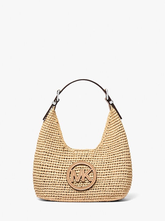 Nolita Small Crocheted Hobo Shoulder Bag michael kors nolita small crocheted hobo shoulder bag