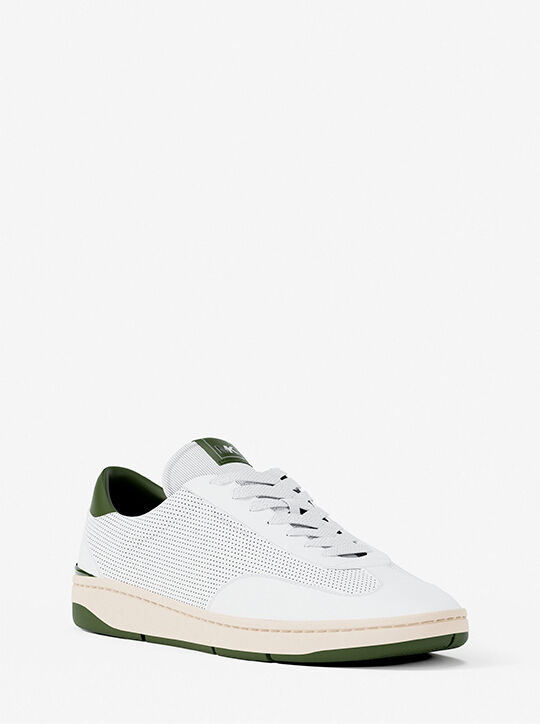 Wilton Perforated Leather Sneaker michael kors wilton perforated leather sneaker