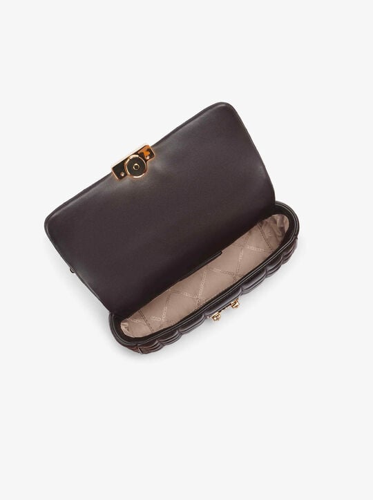 michael kors tribeca small quilted leather shoulder bag