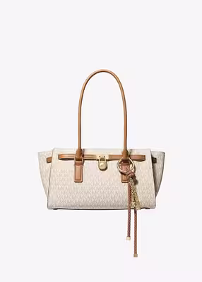 michael kors hamilton moderne small signature logo satchel