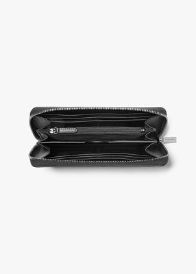 michael kors greyson logo zip around wallet
