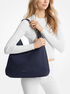 michael kors nolita large nubuck hobo shoulder bag