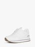 michael kors raina leather trainer