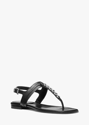 michael kors صندل مارشيا الجلدي المزخرف