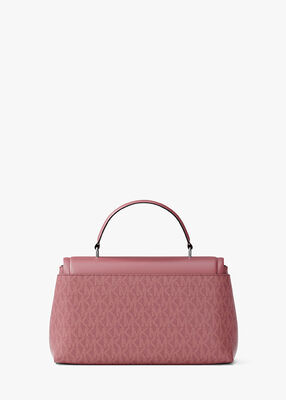 michael kors tribeca extra small signature logo satchel