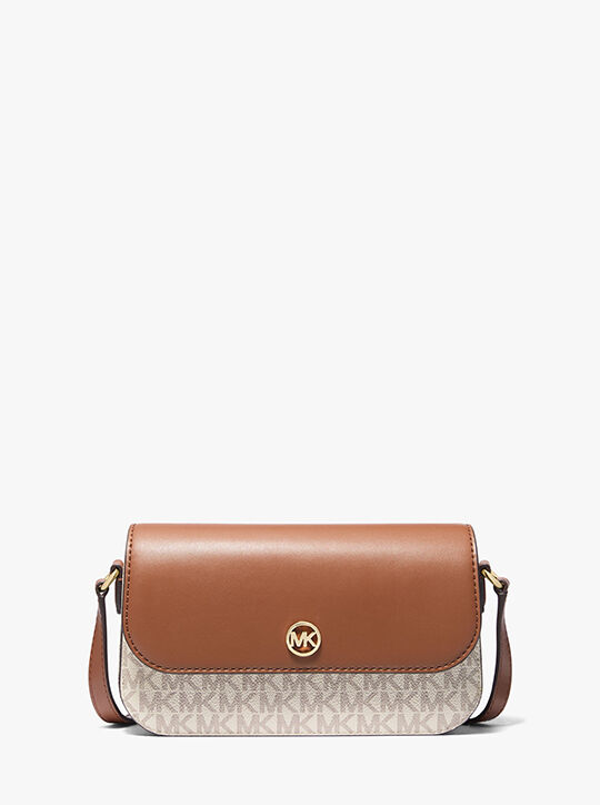 michael kors jet set travel small logo crossbody bag