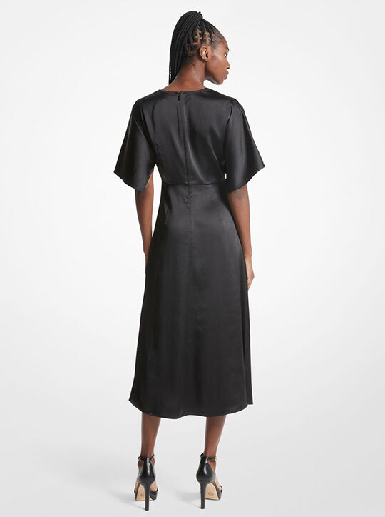 Satin Midi Dress michael kors satin midi dress