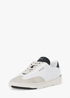 michael kors wilton perforated leather sneaker
