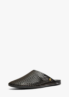 michael kors cady perforated leather mule